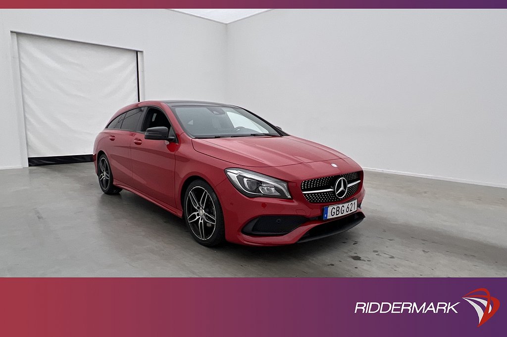 Mercedes-Benz CLA SB 200 156hk AMG Pano Kamera Navi Drag