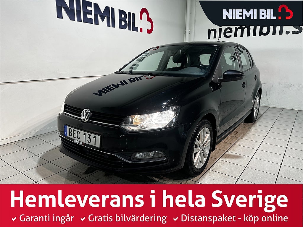 Volkswagen Polo 5-dörrar 1.2 TSI Mvärm Låg skatt S/V-hjul