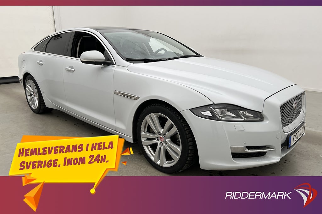 Jaguar XJ 3.0 V6 300hk Taklucka Meridian Skinn