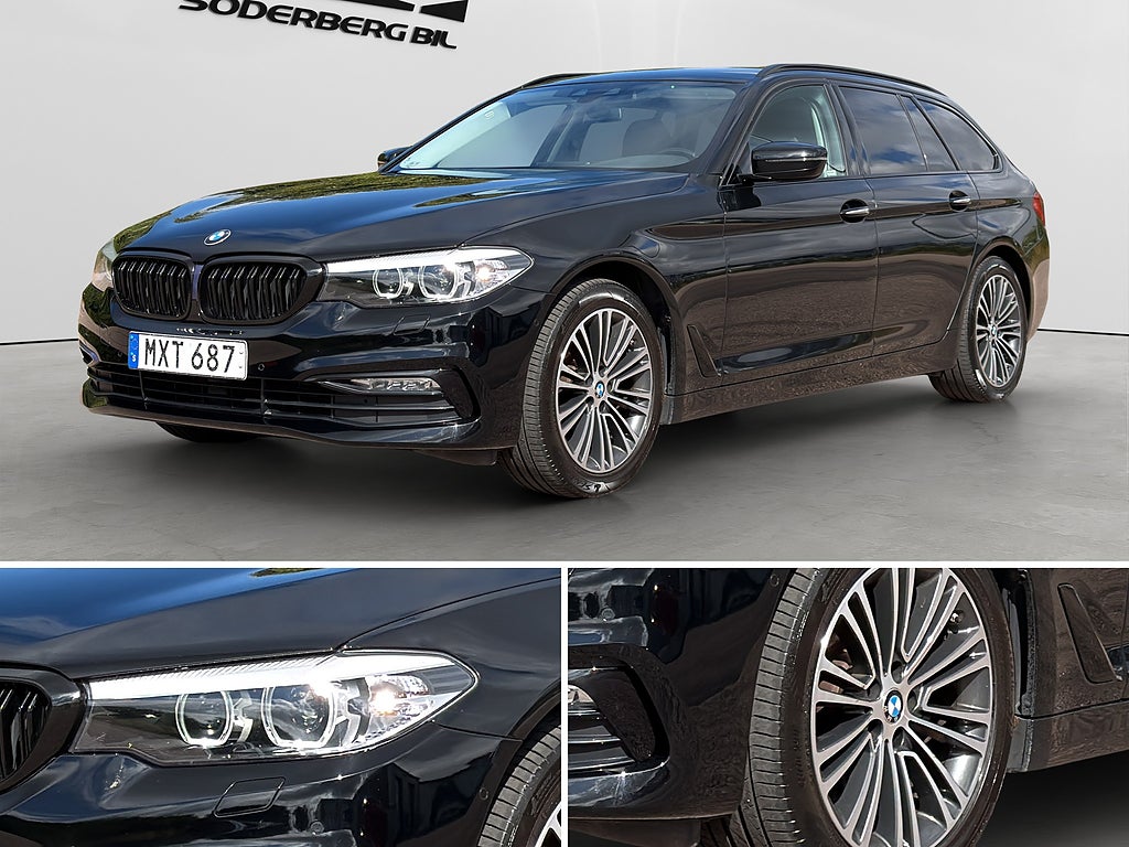 BMW 520d xDrive Touring 190hk,  B-KAM, AMBIENT, NAVI, VÄRM