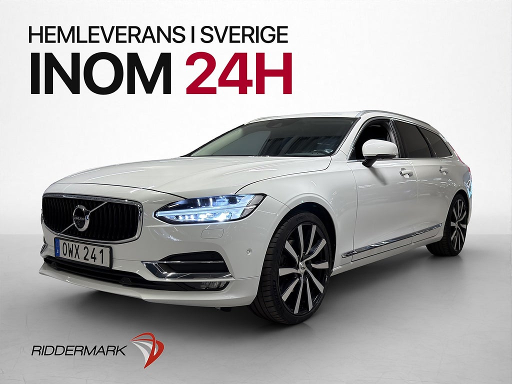 Volvo V90 D4 190hk AWD Inscription HuD Värm Drag Skinn 360°