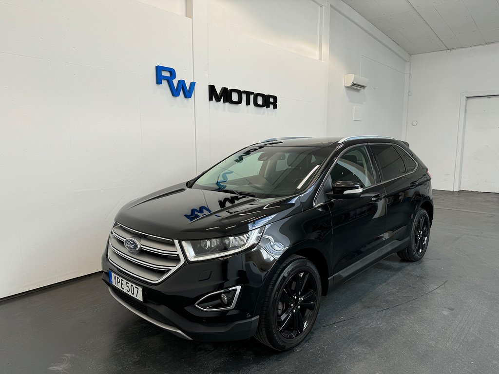 Ford Edge 2.0 Bi-Turbo AWD 210hk Titanium Drag D-värm Skinn