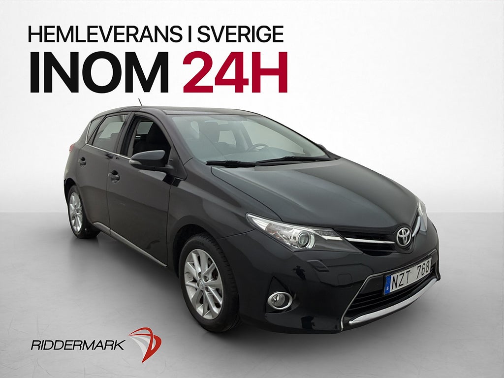Toyota Auris 1.6 132hk Kamera Farthållare BT Få-Brukare