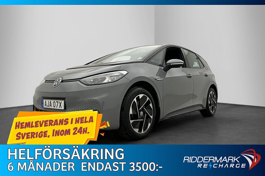 Volkswagen ID.3 Pro Performance 204hk CarPlay Navi MOMS