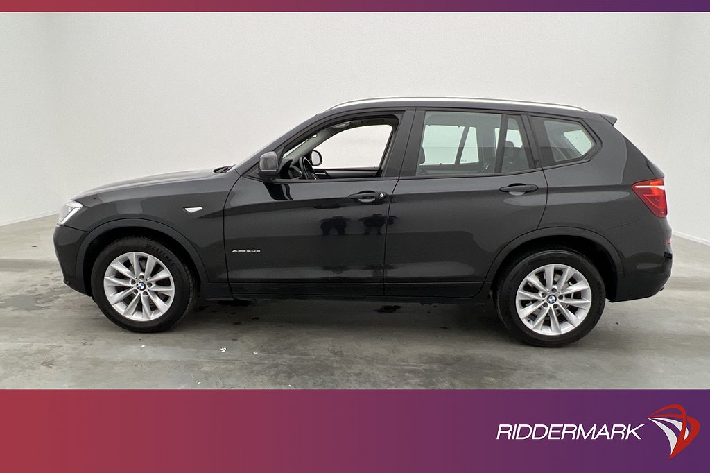 BMW X3 xDrive20d 190hk D-Värmare Halvskinn Drag 0,54l/mil