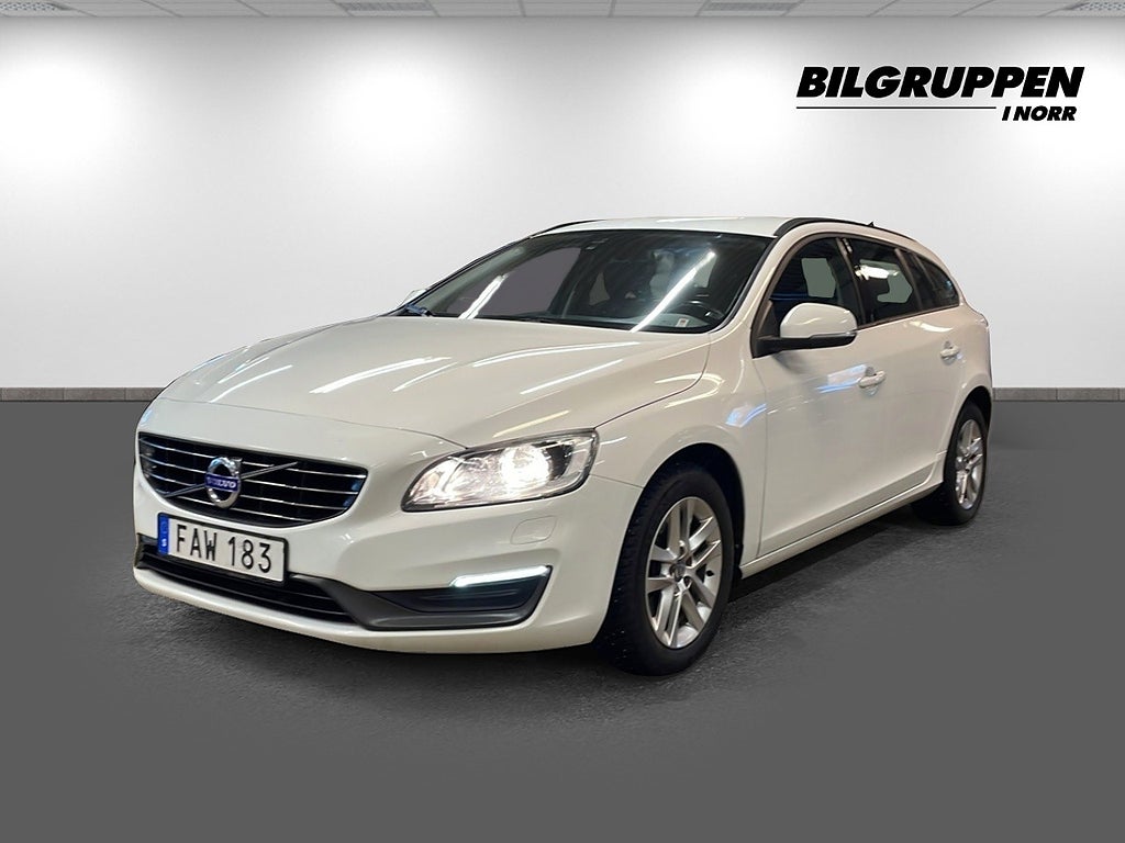 Volvo V60 D2 Kinetic Kamrem bytt (V-hjul, Drag, Värm, Nyservad)