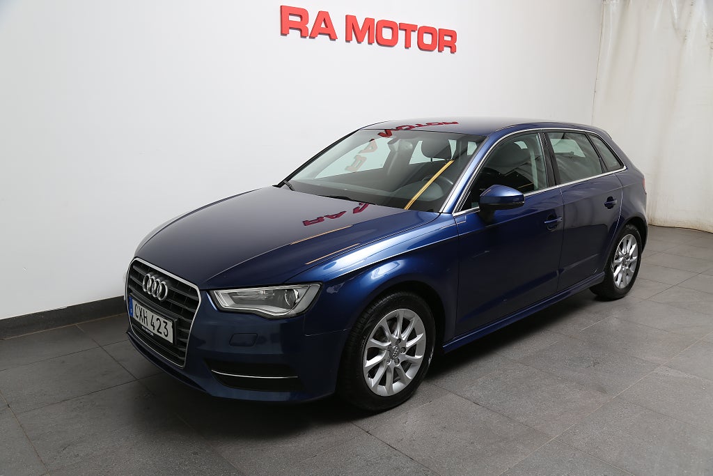 Audi A3 1,6 TDI 110hk Ultra Attraction Sportback 2014