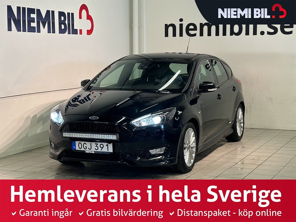 Ford Focus 1.5 EcoBoost ST-Line Kamera Drag MoK S/V-hjul