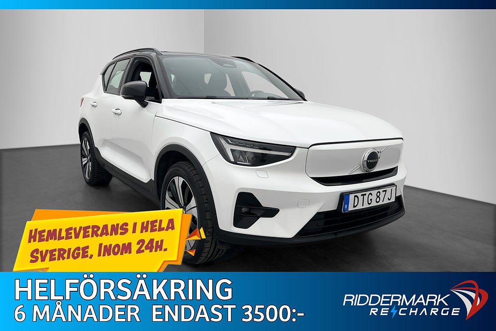 Volvo XC40 Recharge Single Motor 231hk Plus Kamera Navi MOMS