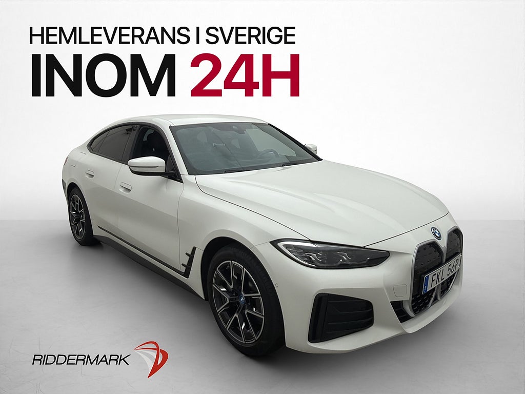 BMW i4 eDrive40 340hk M Sport HiFi-Ljud Kamera Widescreen