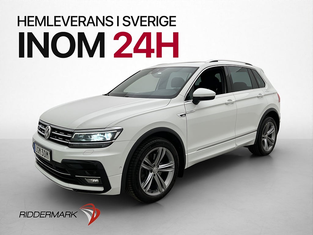 Volkswagen Tiguan GTS 4M 240hk R-Line Pano Massage Värm Drag