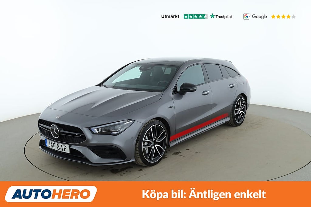 Mercedes-Benz AMG CLA 35 4MATIC Shooting Brake / Drag, Minnesstol, Pano