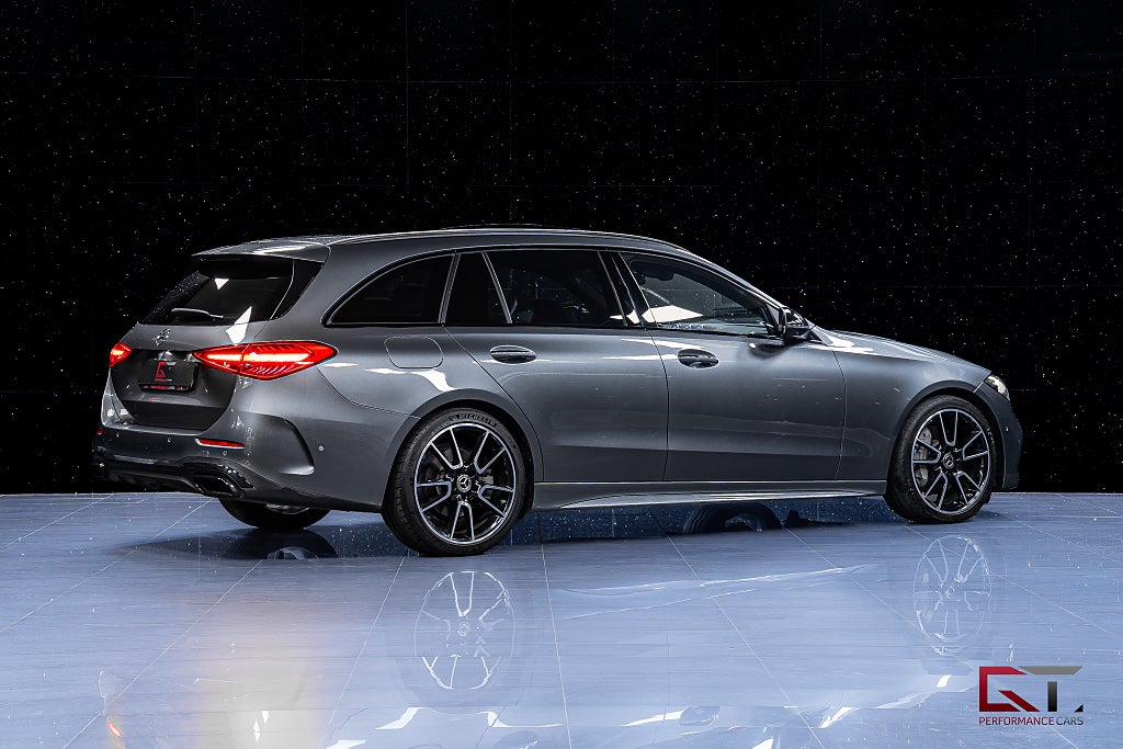 Mercedes-Benz C220 T d AMG Pano Drag Värmare ACC Akustikglas Night-P 360°