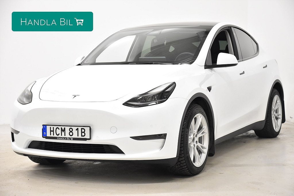 Tesla Model Y Long Range AWD Autopilot Pano Moms SoV-Hjul 514hk