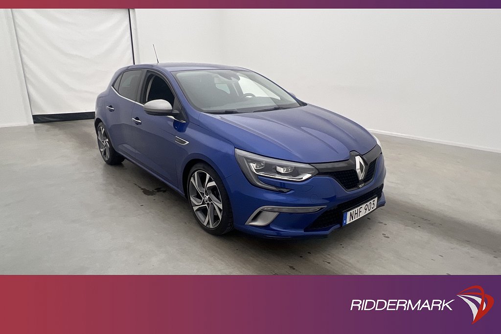 Renault Mégane GT 1.6 TCe 205hk BOSE Kamera Navi Sensorer