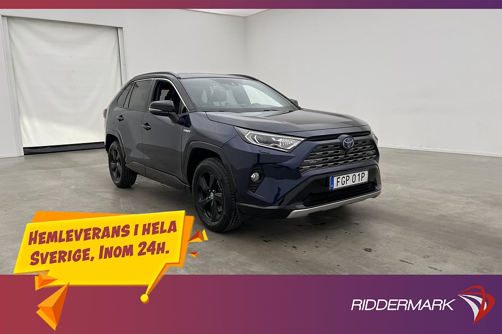 Toyota RAV4 Hybrid E-CVT 218hk Style 360° JBL Navi Sensorer