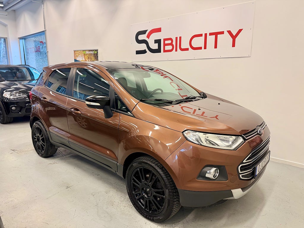 Ford Ecosport 1.0 ECOBOOST TITANIUM PLUS NYBESIKT NY-SERVAD 0% RÄNTA 