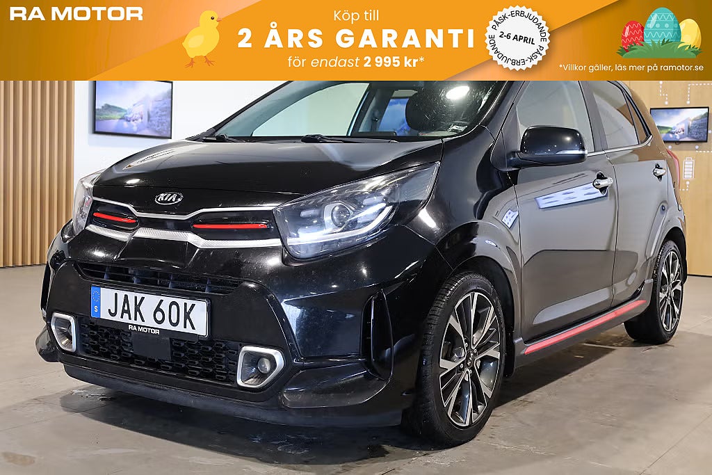 Kia Picanto 1,0 T-GDI GT-Line Navi Kamera Läder CarPlay Keyless 2021