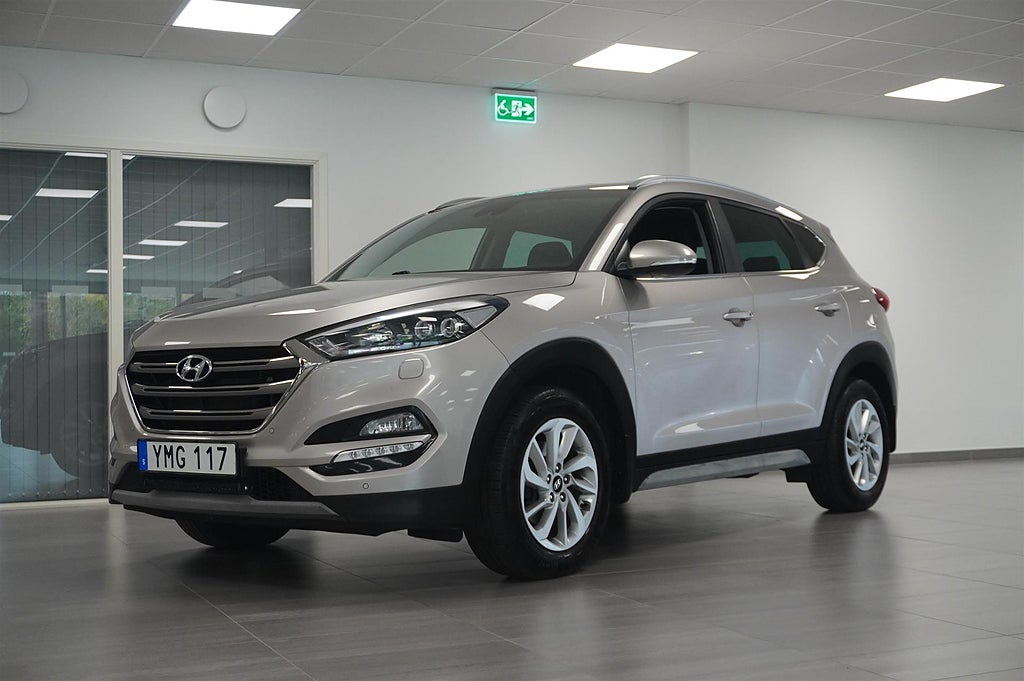 Hyundai Tucson 2.0 CRDi 4WD 136hk Dragkrok | Ränta 1,99%