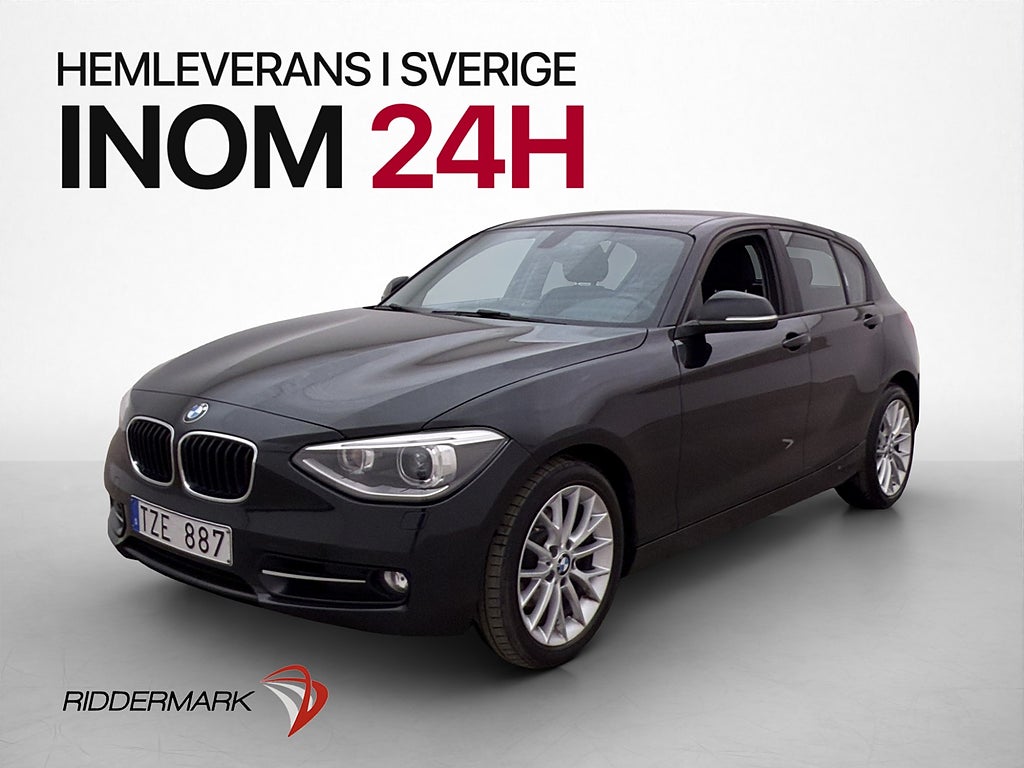 BMW 120 d Manuell 184hk Sport line P-Sensorer Keyless