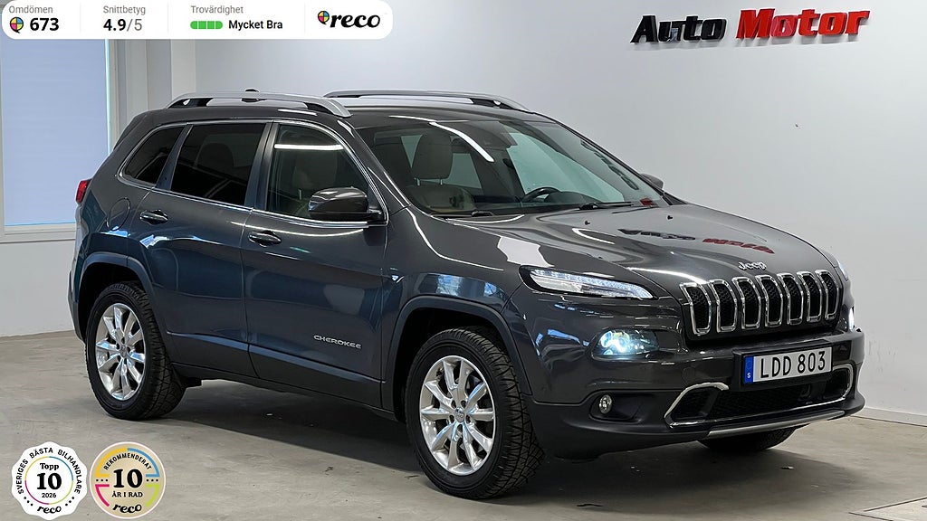 Jeep Cherokee 2.2 CRD Limited 4WD 200hk Drag/Värmare
