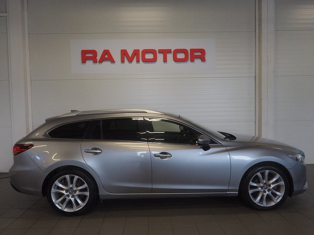 Mazda 6 Wagon 2.2 SKYACTIV-D 175hk Optimum | Drag | Navi | 2014