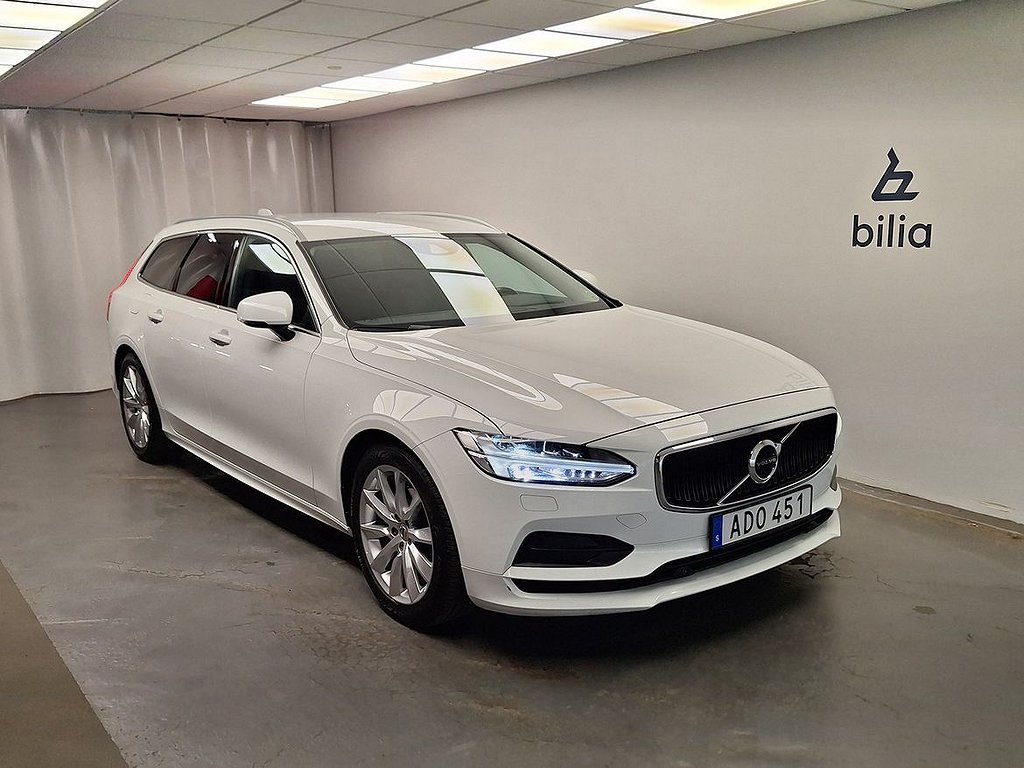 Volvo V90 D4 Momentum SE II / Programbar bränslevärmare/ Que-och Pilot Ass