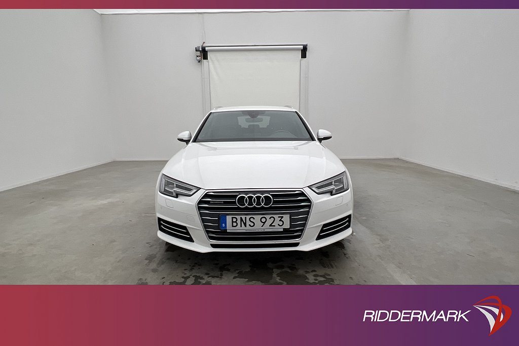 Audi A4 2.0 TDI Q 190hk S Line Cockpit B&O Sensorer Navi