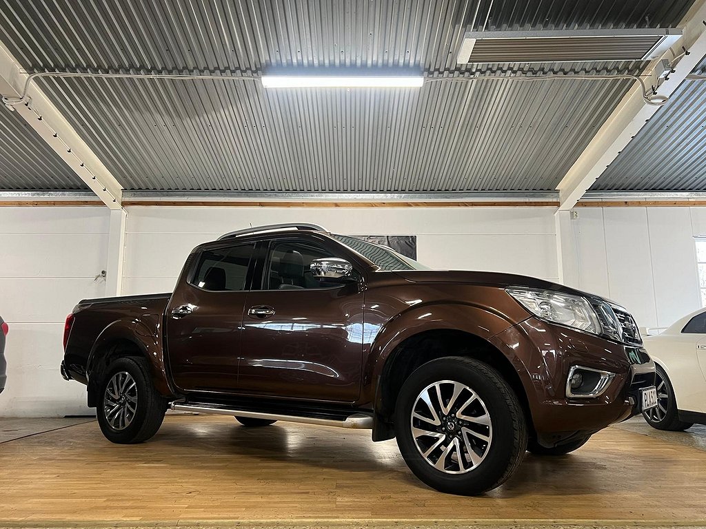 Nissan Navara Dubbelhytt 2.3 dCi 4WD 1ÅRSGARANTI/GPS/VÄRMARE