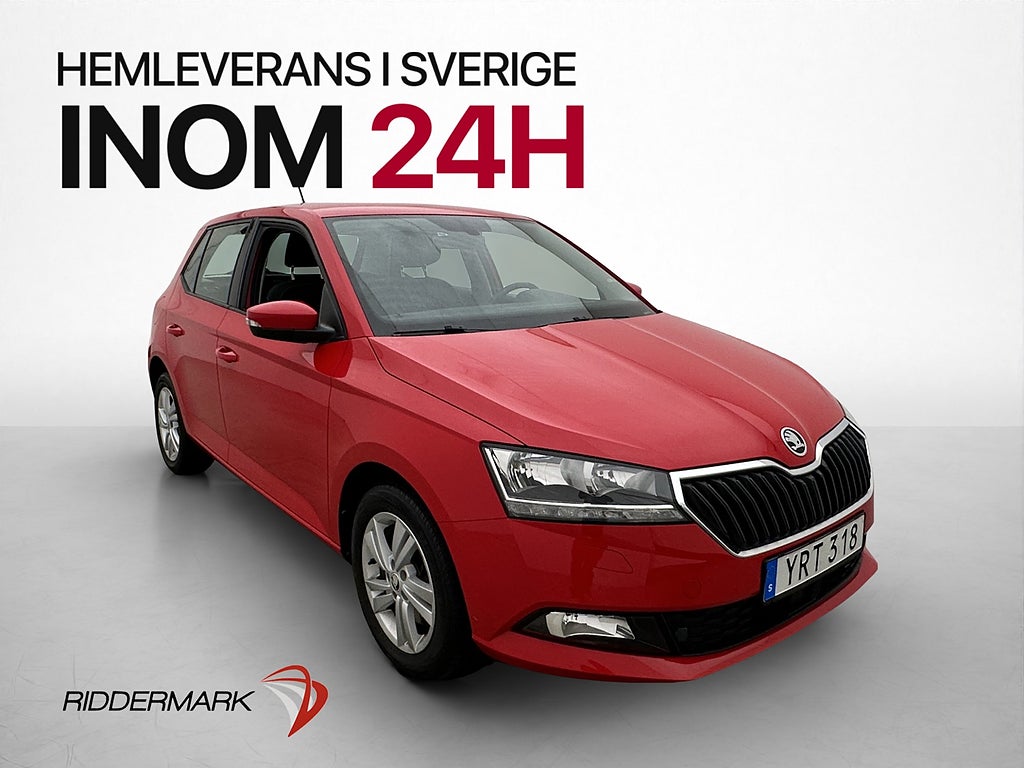 Skoda Fabia 1.0 TSI Style M/K-Värmare Sensorer Farthållare