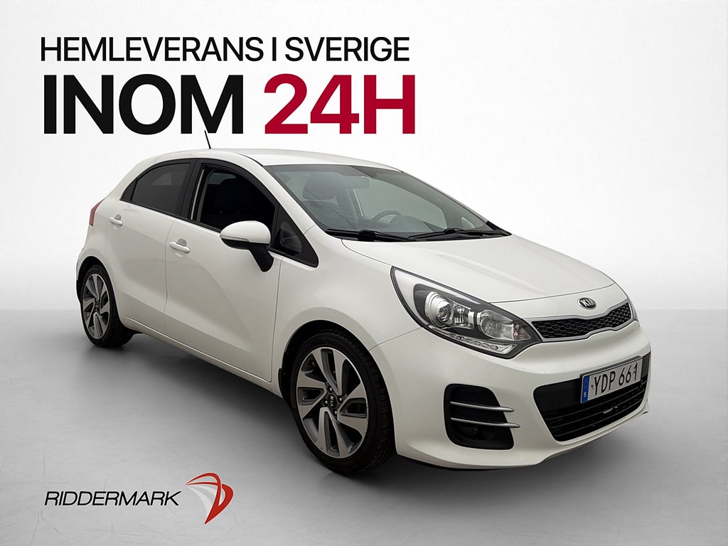 Kia Rio 1.2 84hk GLS M&K-Värmare Kamera Navi Rattvärme