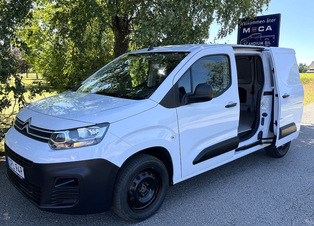 Citroën Berlingo 102 HDI Långt Skåp L2 Dubbla Skjutdörrar