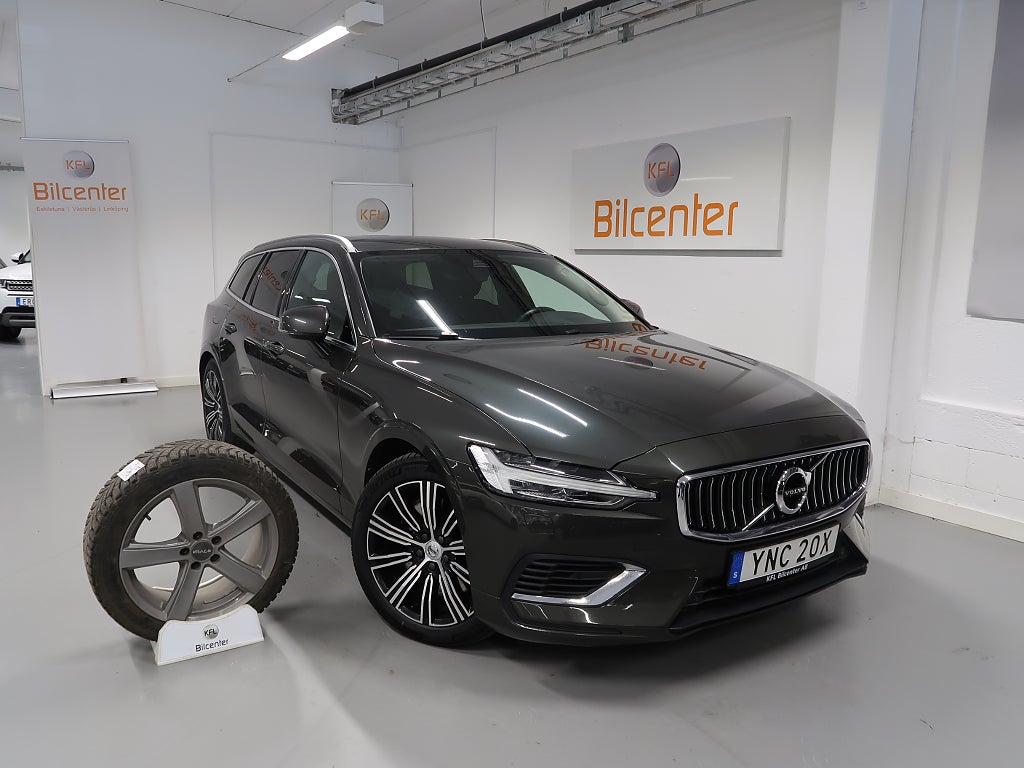 Volvo V60 Recharge T6 AWD V-Däck ingår Drag-Kamera-Navi-BLIS-Värm