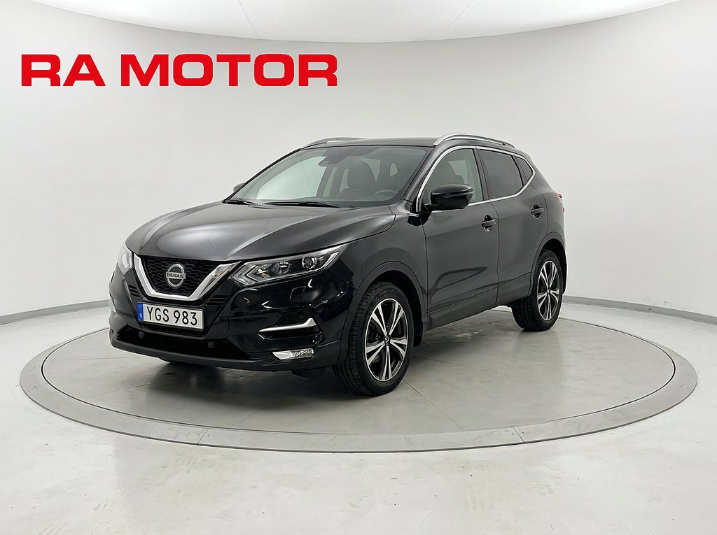 Nissan Qashqai 1.2 115hk Automat N-Connecta | 360° | Navi | Låga mil |