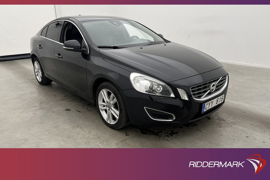 Volvo S60 T3 150hk Summum Navi Skinn Sensorer En brukare