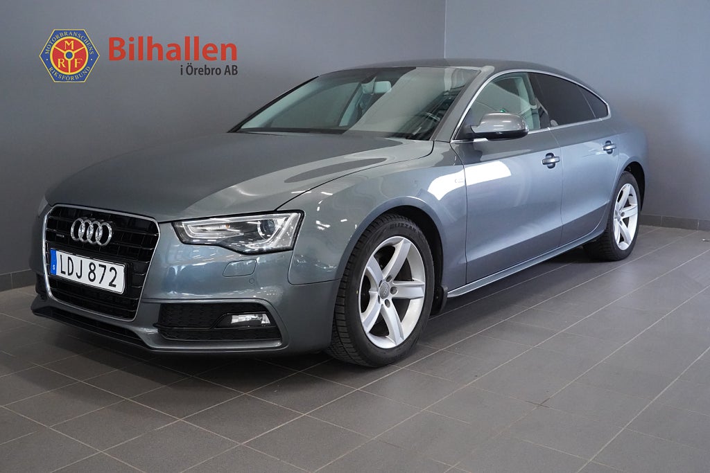 Audi A5 Sportback 2.0 TDI quattro S-Line Dragkrok PDC