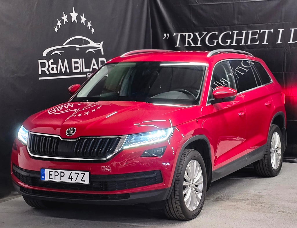 Skoda Kodiaq 4WD, 1-ägare, Drag, Kamera, Canton, Värmare, Ny Kamrem!