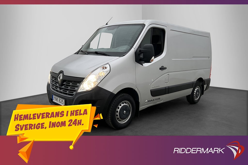 Renault master 170hk Värmare PDC 3-Sits Dragkrok Farthållare