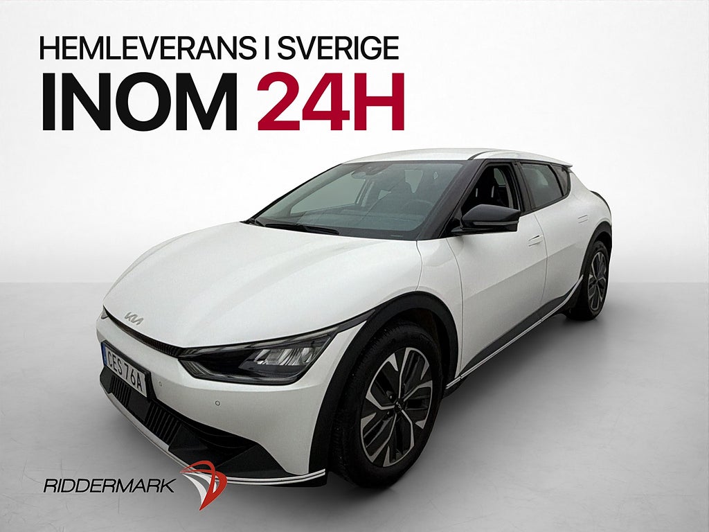Kia EV6 77.4 kWh Värmepump Kamera Navi Elstol MOMS