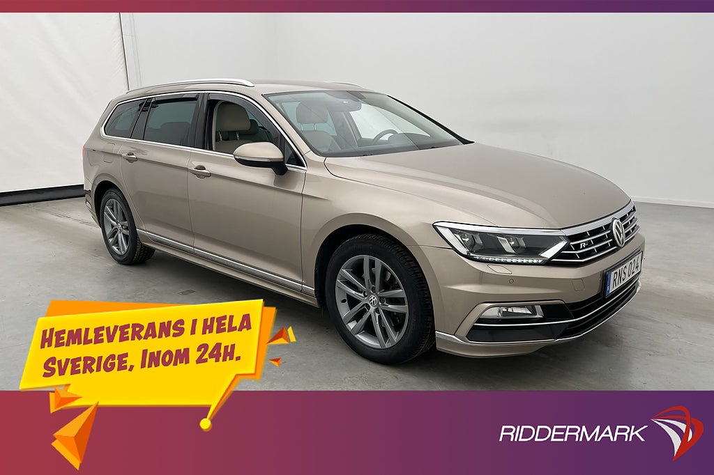 Volkswagen Passat 2.0 TDI R-Line Värmare Kamera Skinn Drag