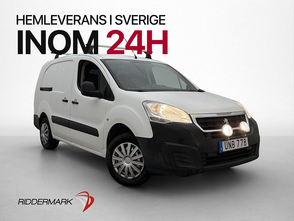 Peugeot Partner L2 Ny-Kamrem PDC Värmare Drag Farthållare