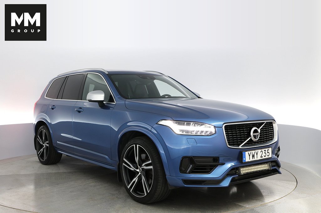 Volvo XC90 Recharge T8 AWD/R-Design/Luft/B&W/Pano/360/7-sits