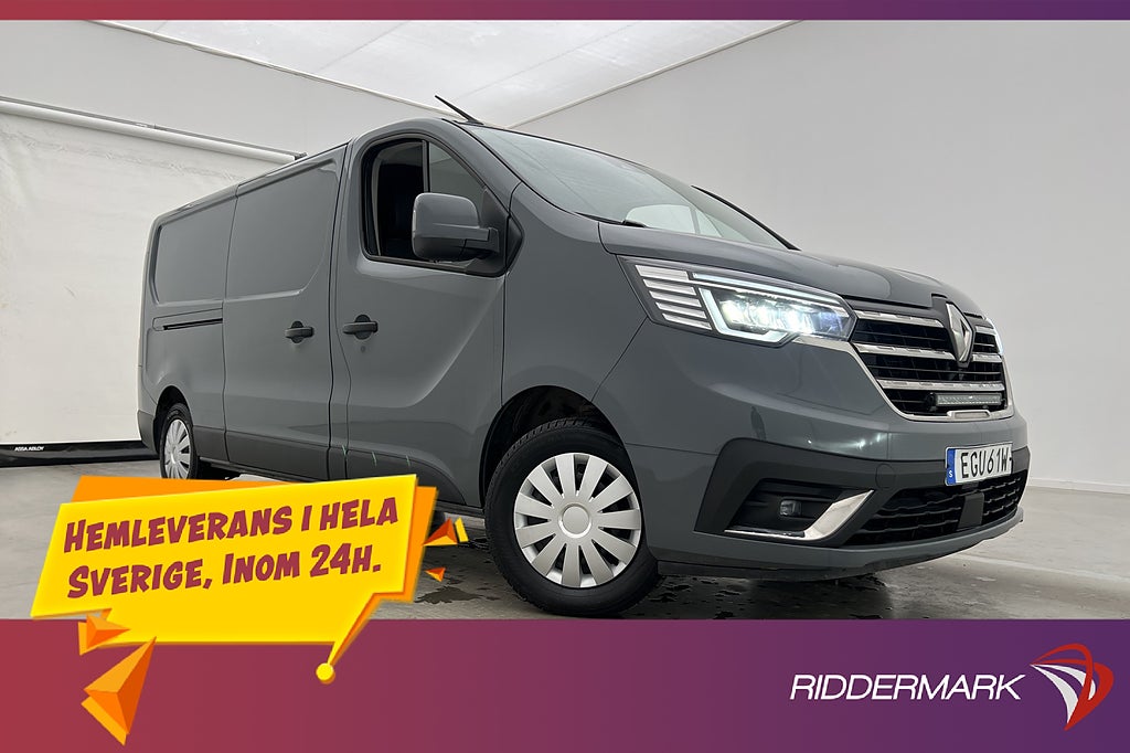 Renault trafic L2 2.0dCi Värmare Drag 3-Sits LED Kamera Moms