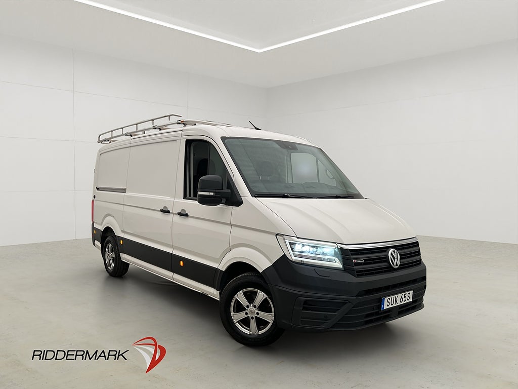 Volkswagen crafter L2 4M Värm 3-Sits Drag B-Kam CARPLAY Moms