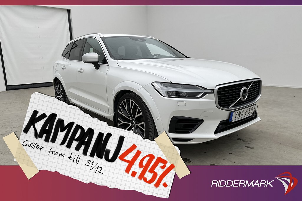 Volvo XC60 T8 AWD R-Design Luftfjädring Pano B 4,95% Ränta