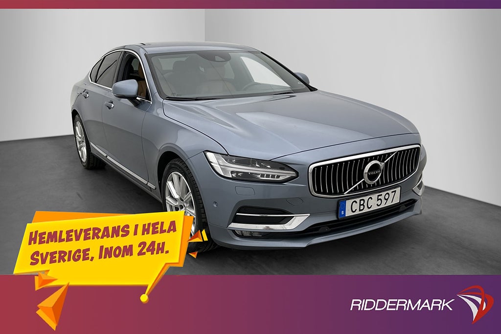 Volvo S90 D4 Inscription VOC Värmare Navi Skinn En-Brukare