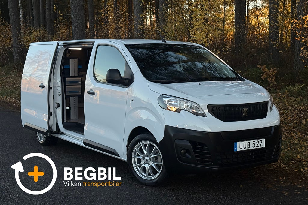 Peugeot e-Expert L3 | Inredning | Moms | 3-sits | Drag | OBS 887 mil