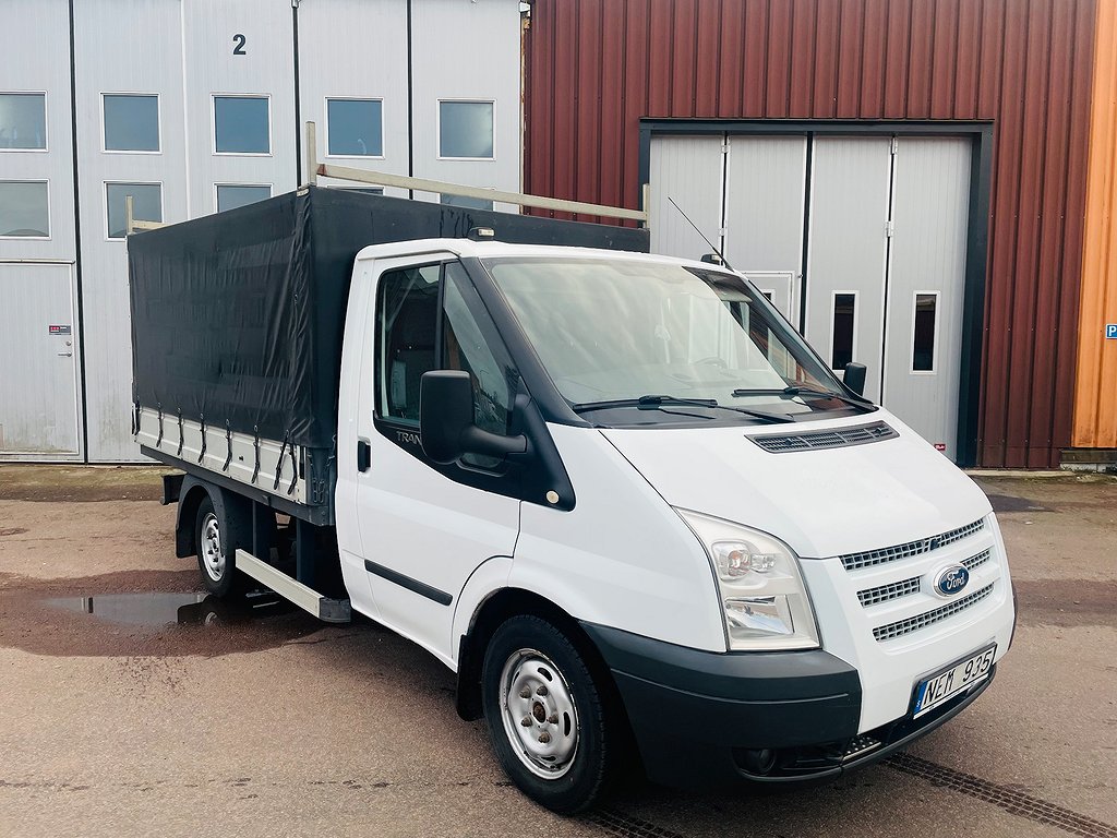 Ford Transit T300 flakbil 2.2 TDCi Euro 5 med kapell värmare