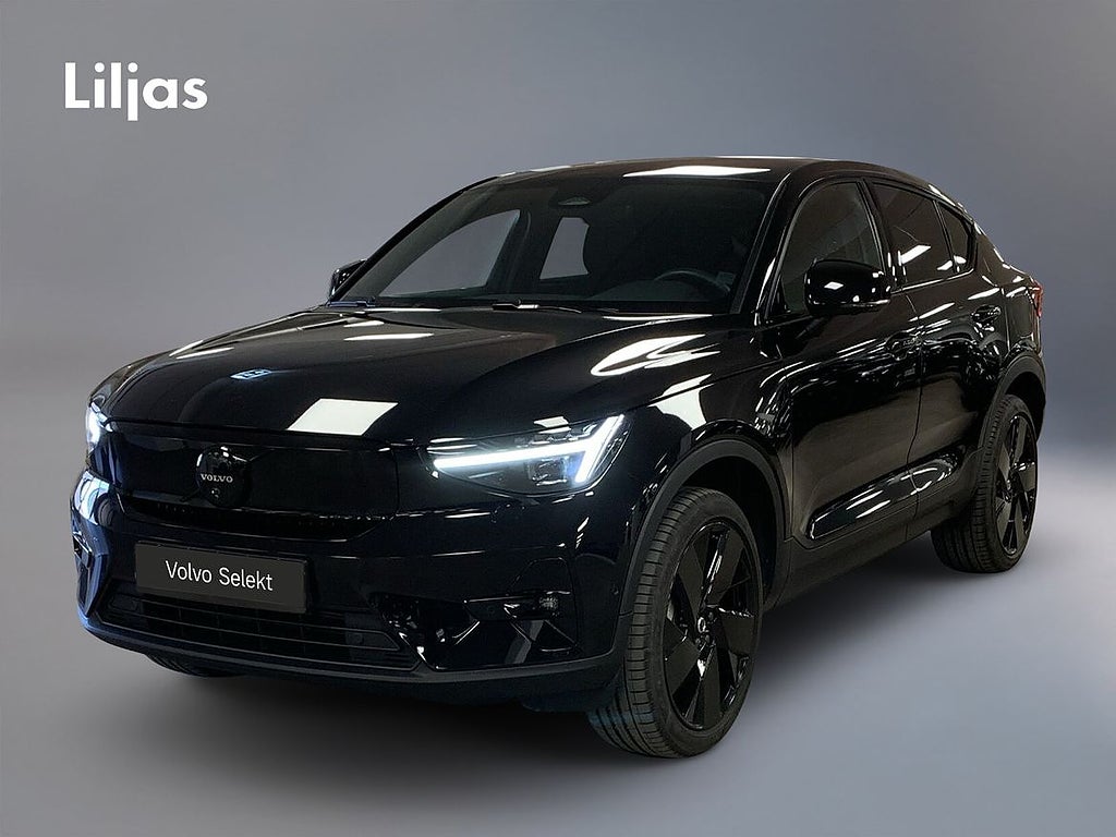 Volvo EC40 Twin M Performance Ultra Black Edt//Dragkrok//...