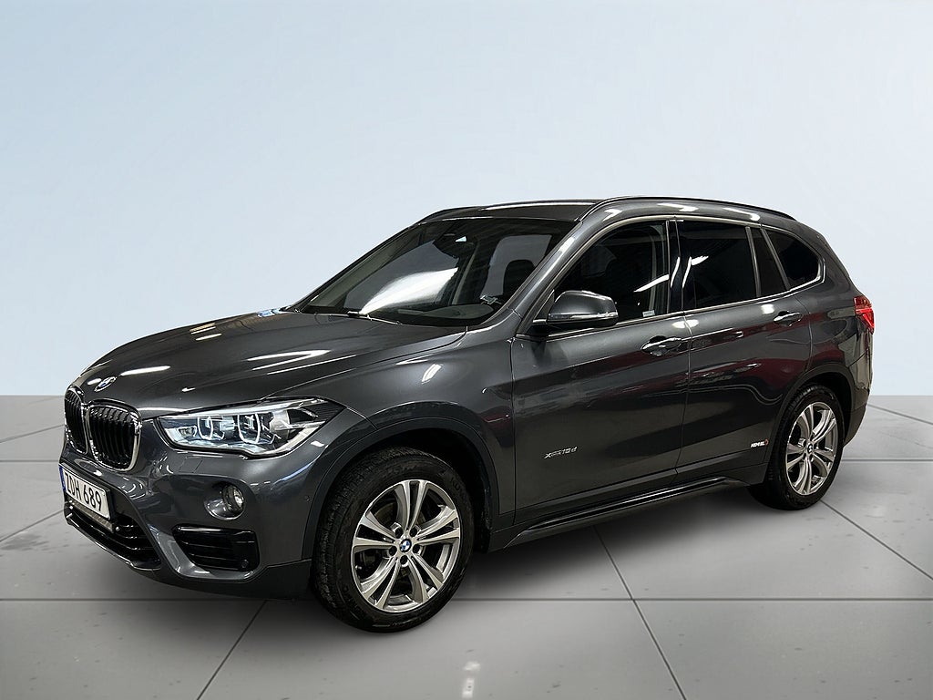 BMW X1 xDrive18d Steptronic Drag/Kamera/M-Värmare/LED/S&V-Däck